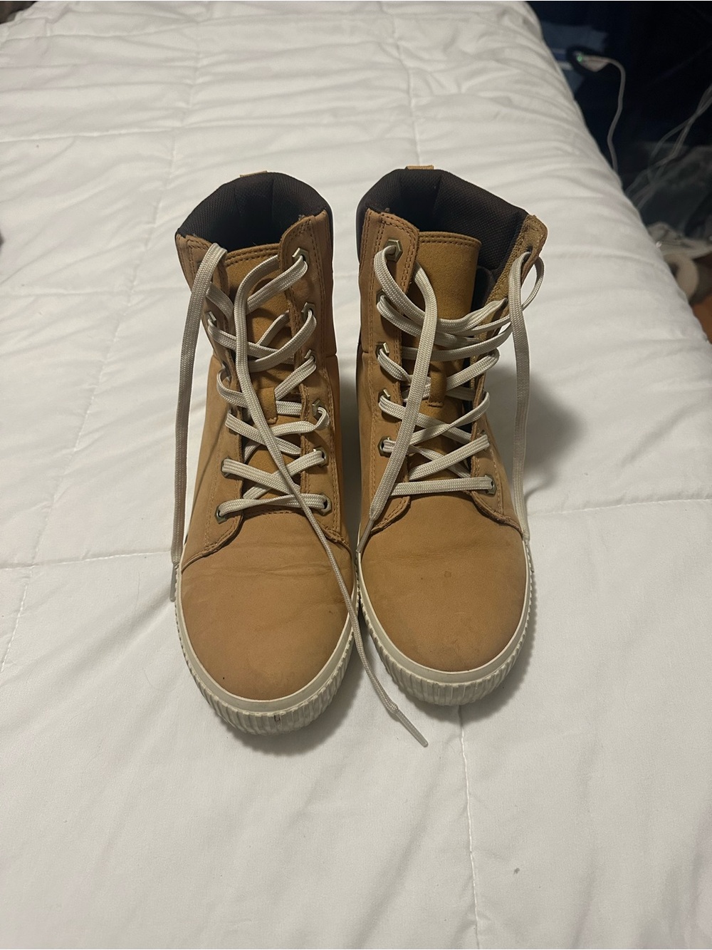 Timberland Women's Lace-Up High Top Boots - Size 8